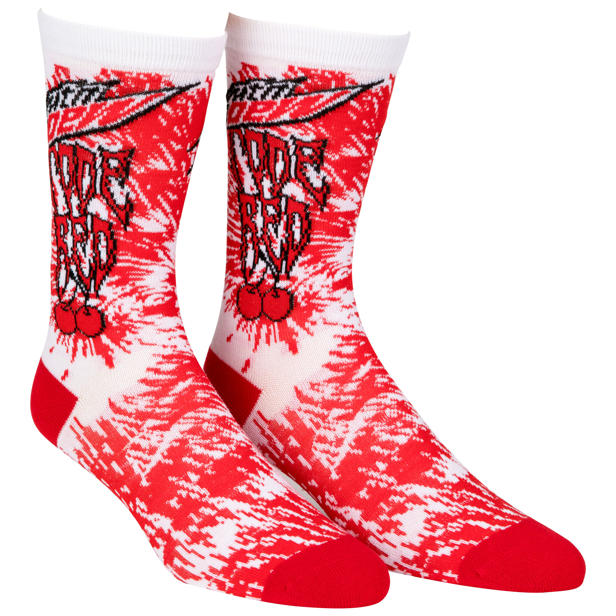 Mountain Dew Code Red Logo Crew Socks